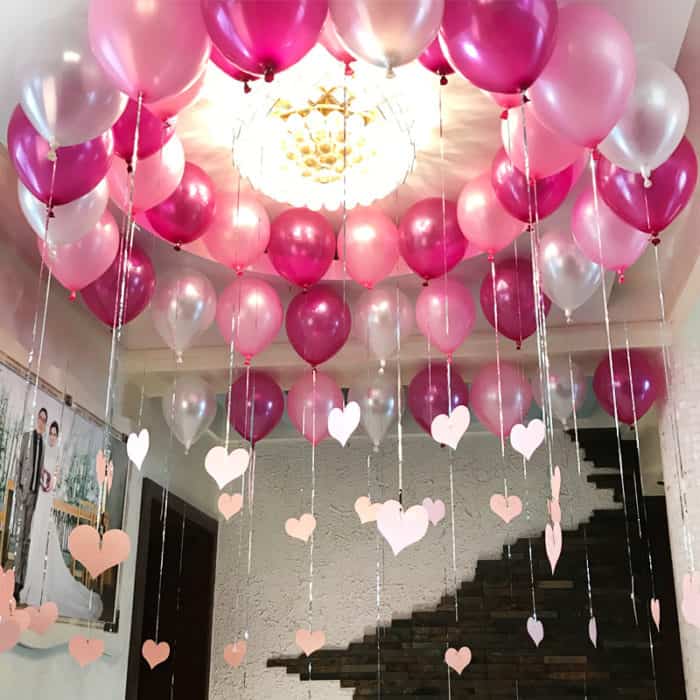 Surprise birthday room decoration