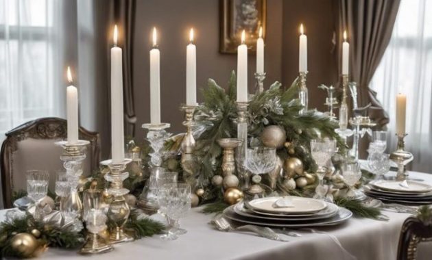 Christmas table decoration ideas