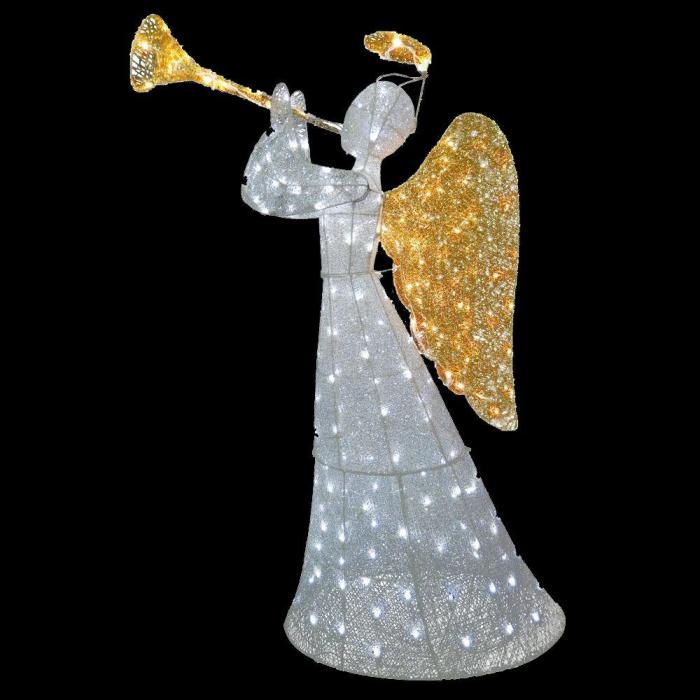 Outdoor christmas angel decoration