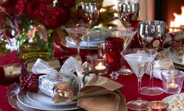 Christmas dining table decor ideas